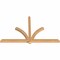 Ekena Millwork Redmond Smooth Timber Gable Bracket, Western Red Cedar, 84"W x 53"H x 3 1/2"D x 3 1/2"F, 15/12 Pitch GBW084X53X0404RED00SWR - alternate 3